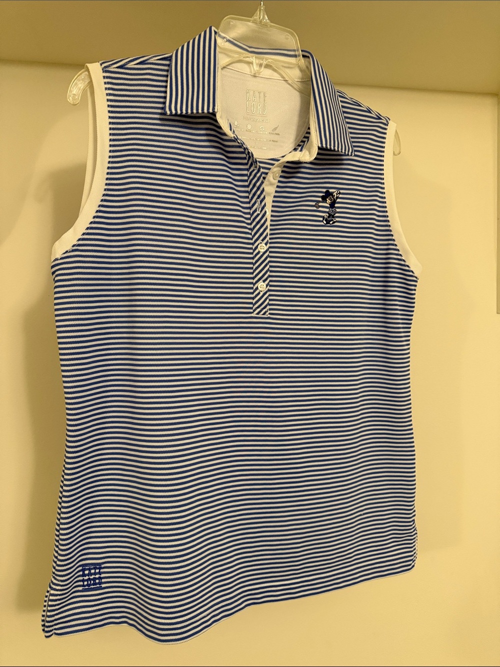 Katie Lord Sleeveless Mickey Mouse Golf Shirt